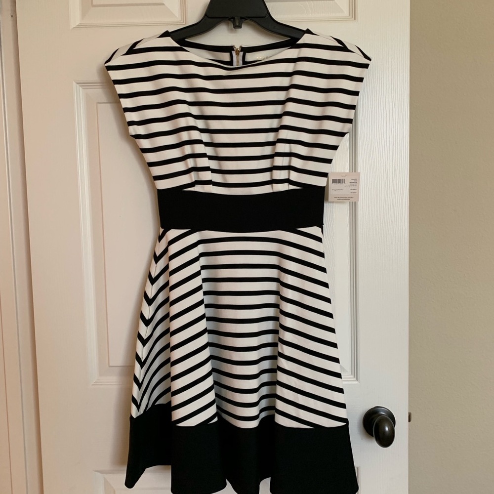 Kate Spade PONTE STRIPE FIORELLA DRESS.  Size XS.  New without Tag.